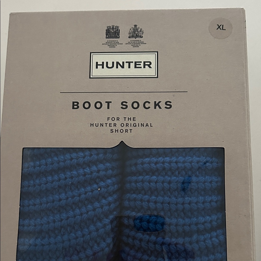 Hunter Blue Boot Socks